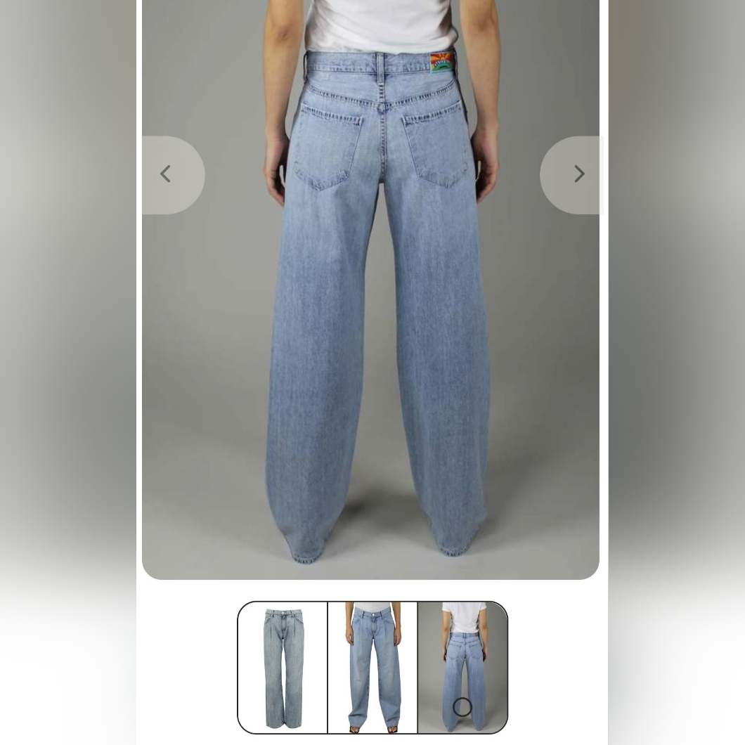 High-Rise Wide Leg Jeans In Light Blue Wash